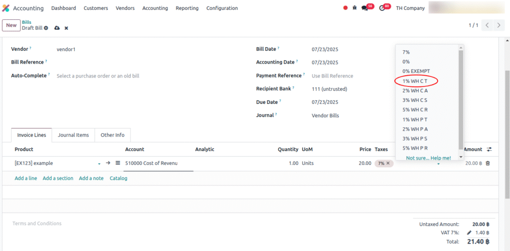 Thailand-Withholding-Tax-Setup-in-Odoo